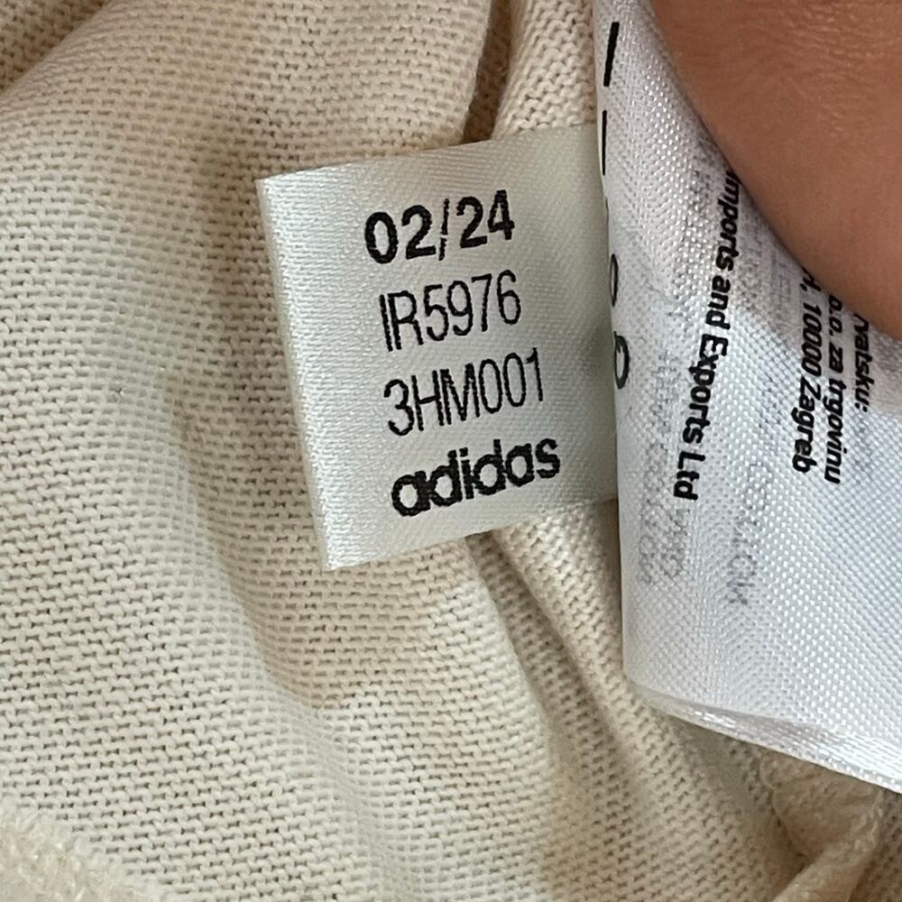 Adidas Originals Trefoil Crop Top Small Wonder White Cream NWT Women's T-Shirt - Picture 4 of 10